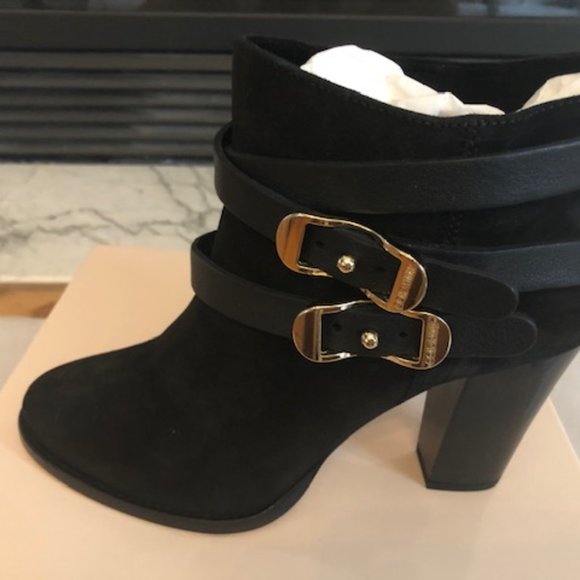 Jimmy Choo Suede/Nappa Black ankle boots **FIRM** - Picture 4 of 11